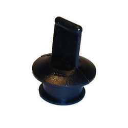 TH Marine PVC Push-In Drain Plug - Black